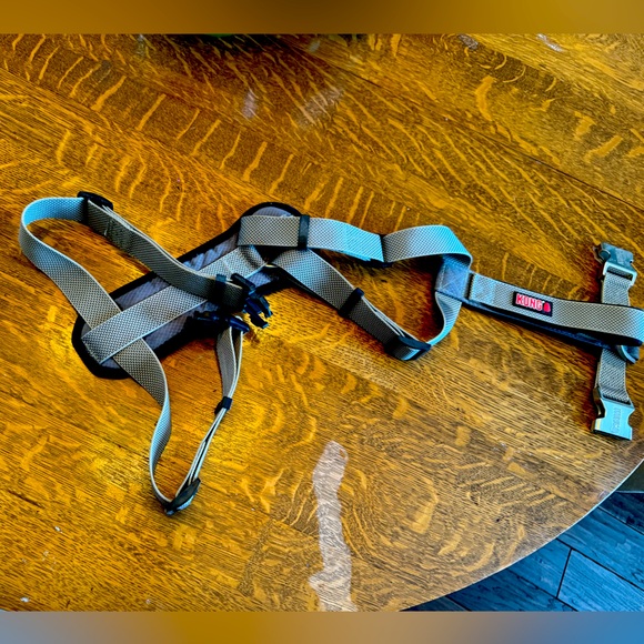 Kong Dog Kong Comfortpadded Chest Plate Traffic Gray Dog Harness Xl